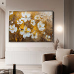 Floral Canvas Wall Art WAD402-F 90 x 60 cm / Stretched on hidden frame