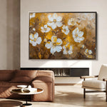 Floral Canvas Wall Art WAD402-F 90 x 60 cm / Stretched on hidden frame
