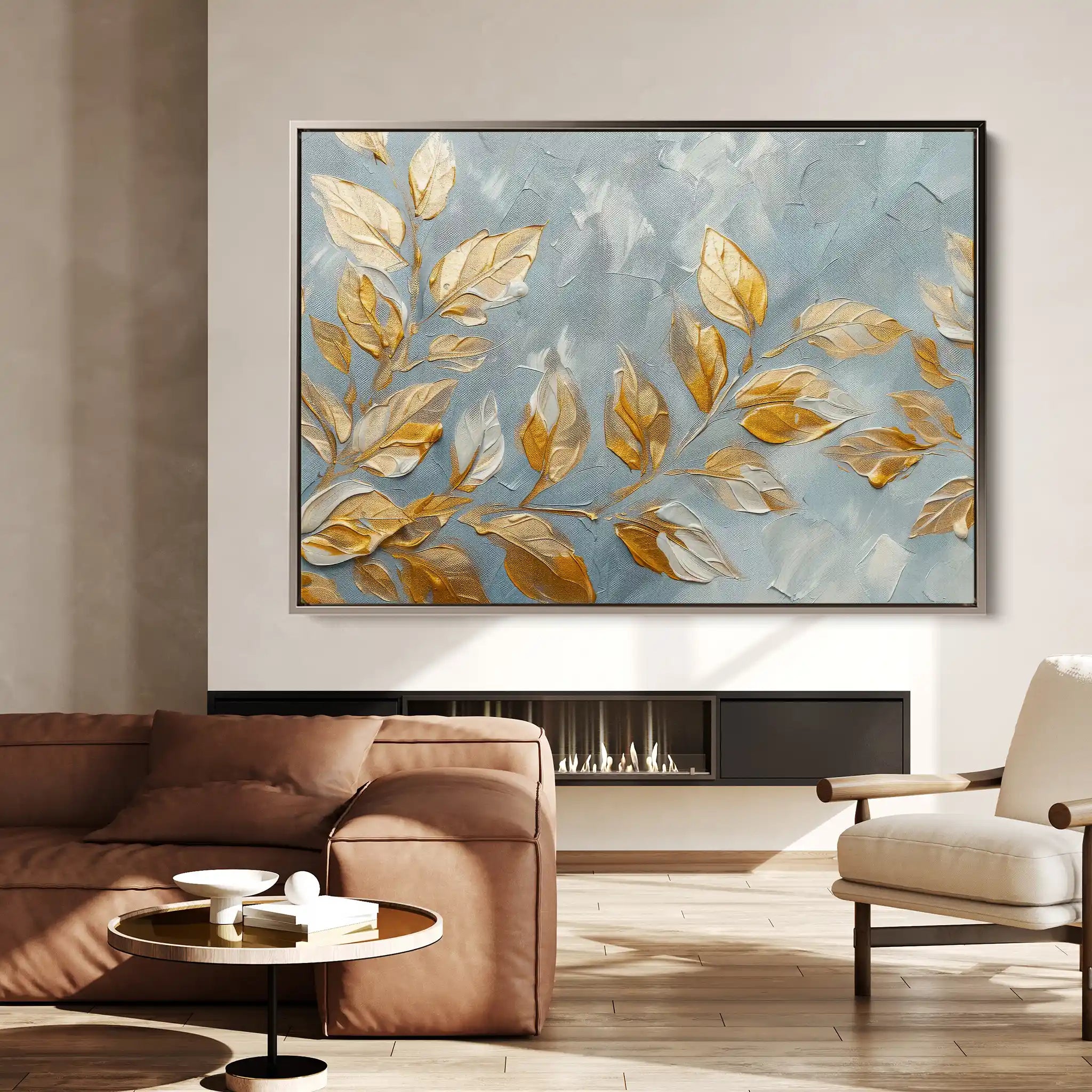 Floral Canvas Wall Art WAD403-F 90 x 60 cm / Stretched on hidden frame
