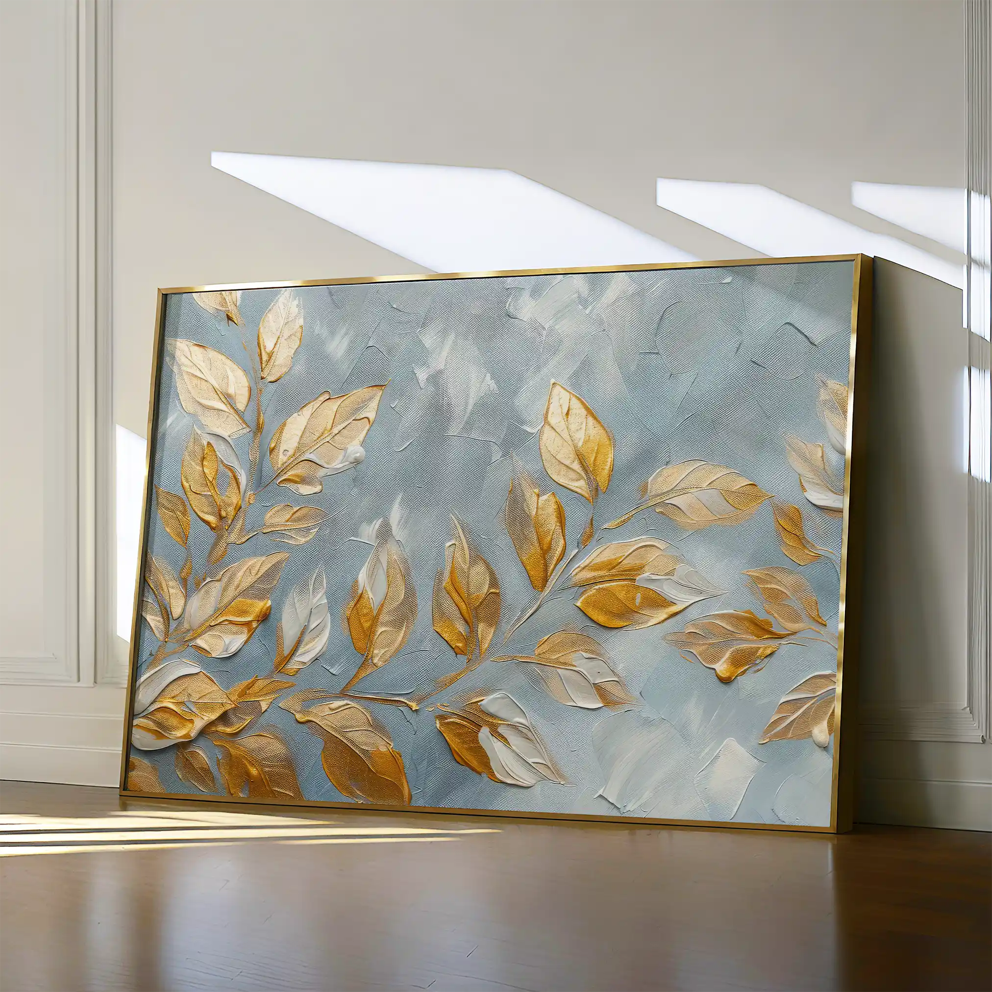 Floral Canvas Wall Art WAD403-F 90 x 60 cm / Stretched on hidden frame