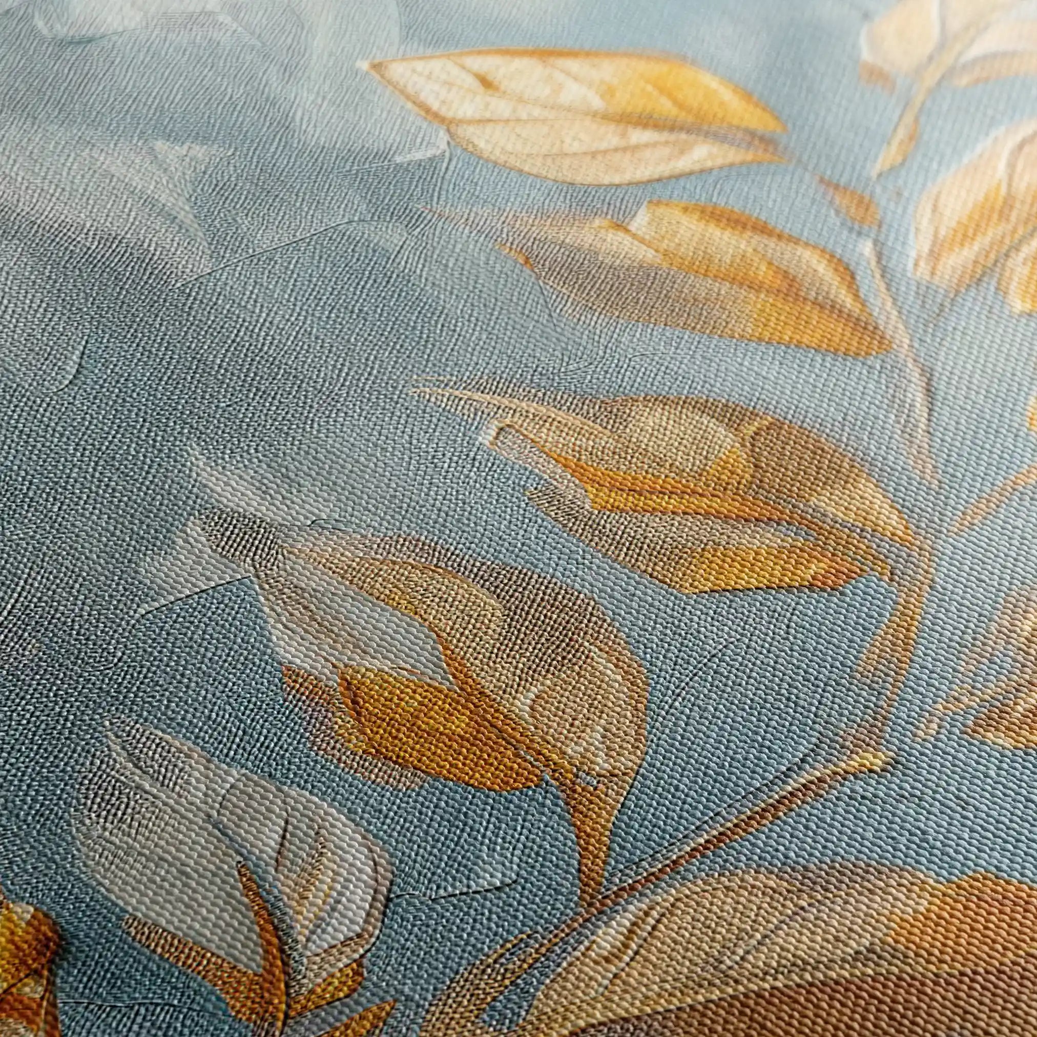 Floral Canvas Wall Art WAD403-F 90 x 60 cm / Stretched on hidden frame