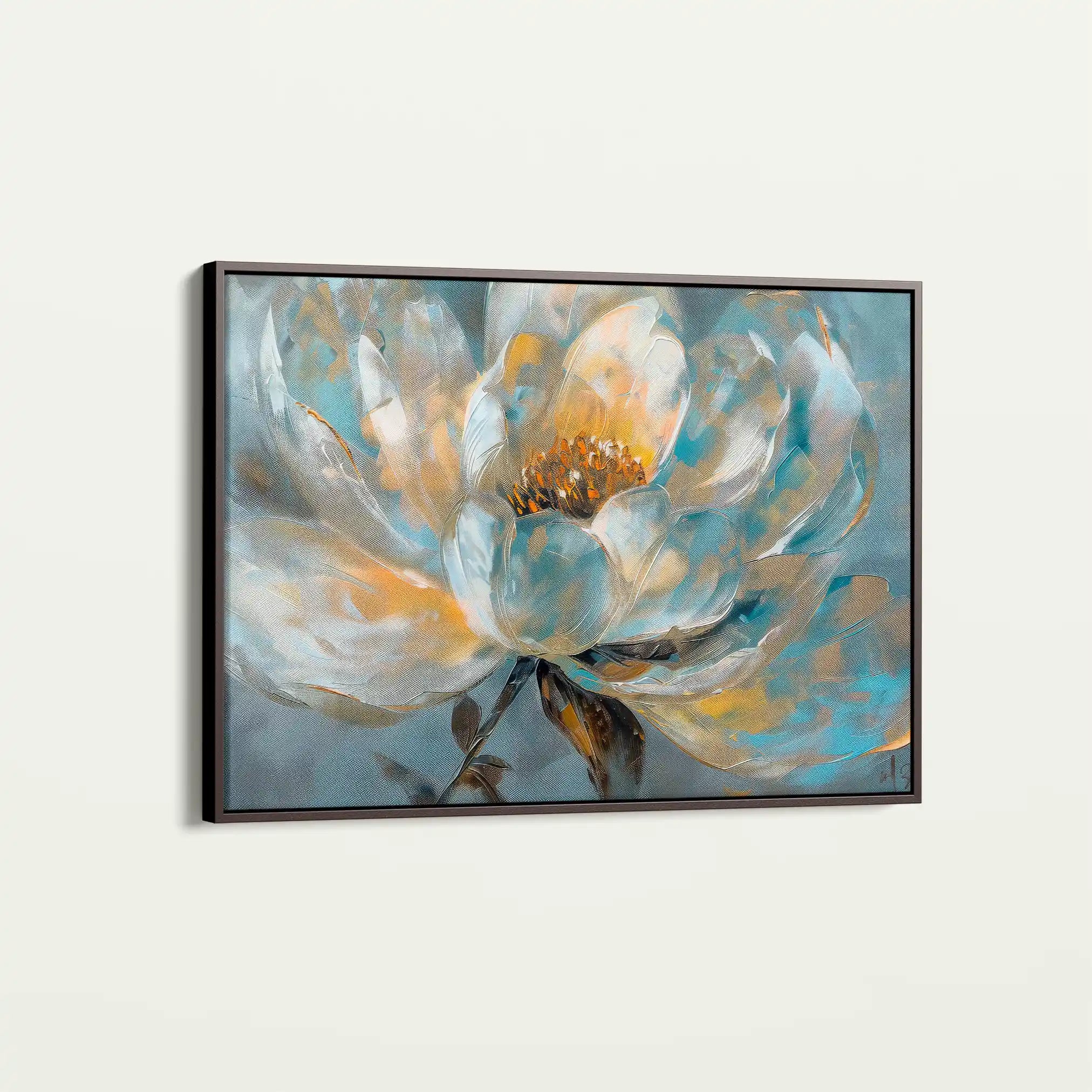 Floral Canvas Wall Art WAD404-F 90 x 60 cm / Stretched on hidden frame