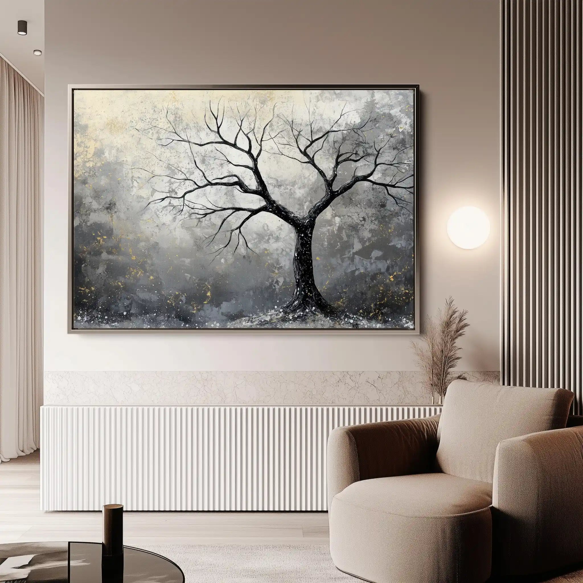 Landscape 404 Canvas Art 90 x 60 cm / Stretched on hidden frame