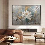 Floral Canvas Wall Art WAD405-F 90 x 60 cm / Stretched on hidden frame