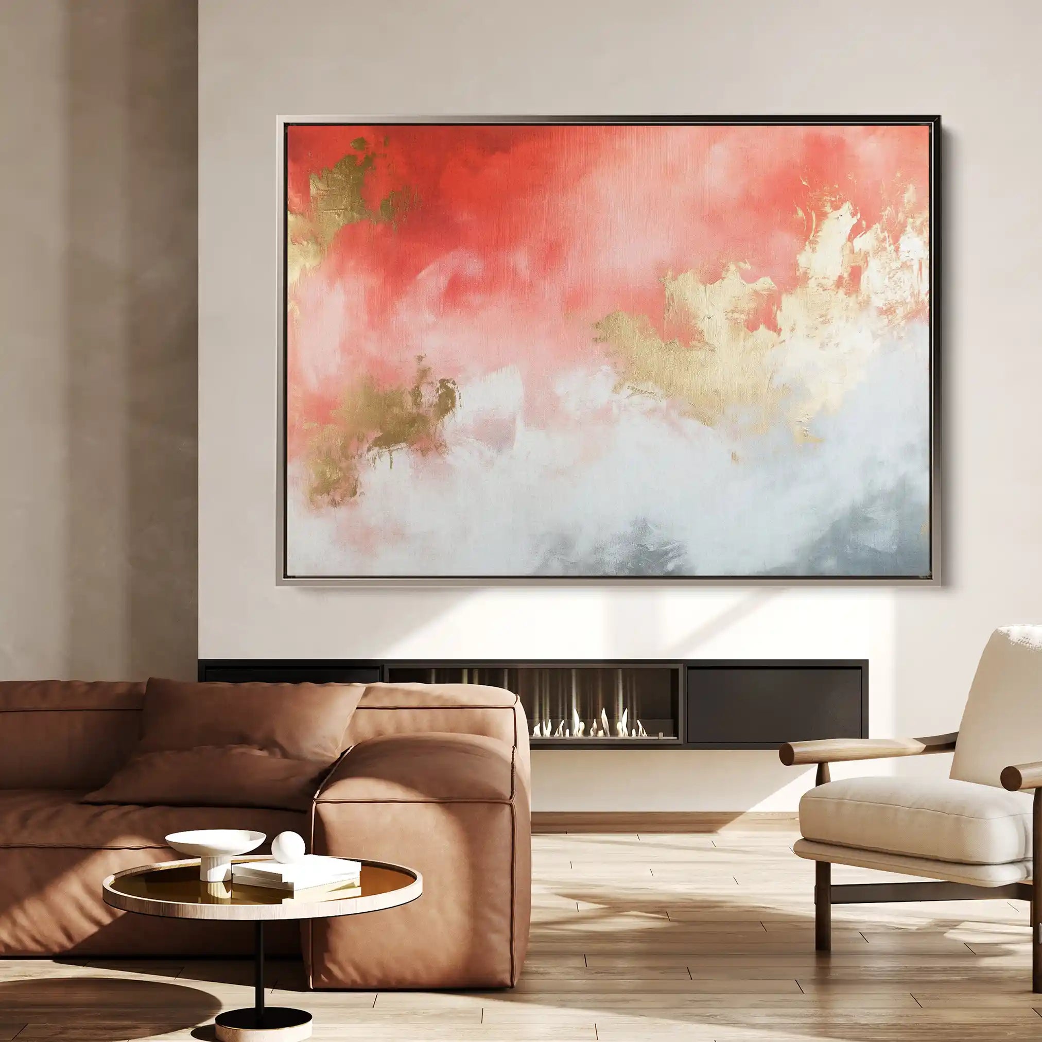 Abstract 406 Canvas Art 60 x 40 cm / Stretched on hidden frame