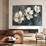 Floral Canvas Wall Art WAD406-F 90 x 60 cm / Stretched on hidden frame