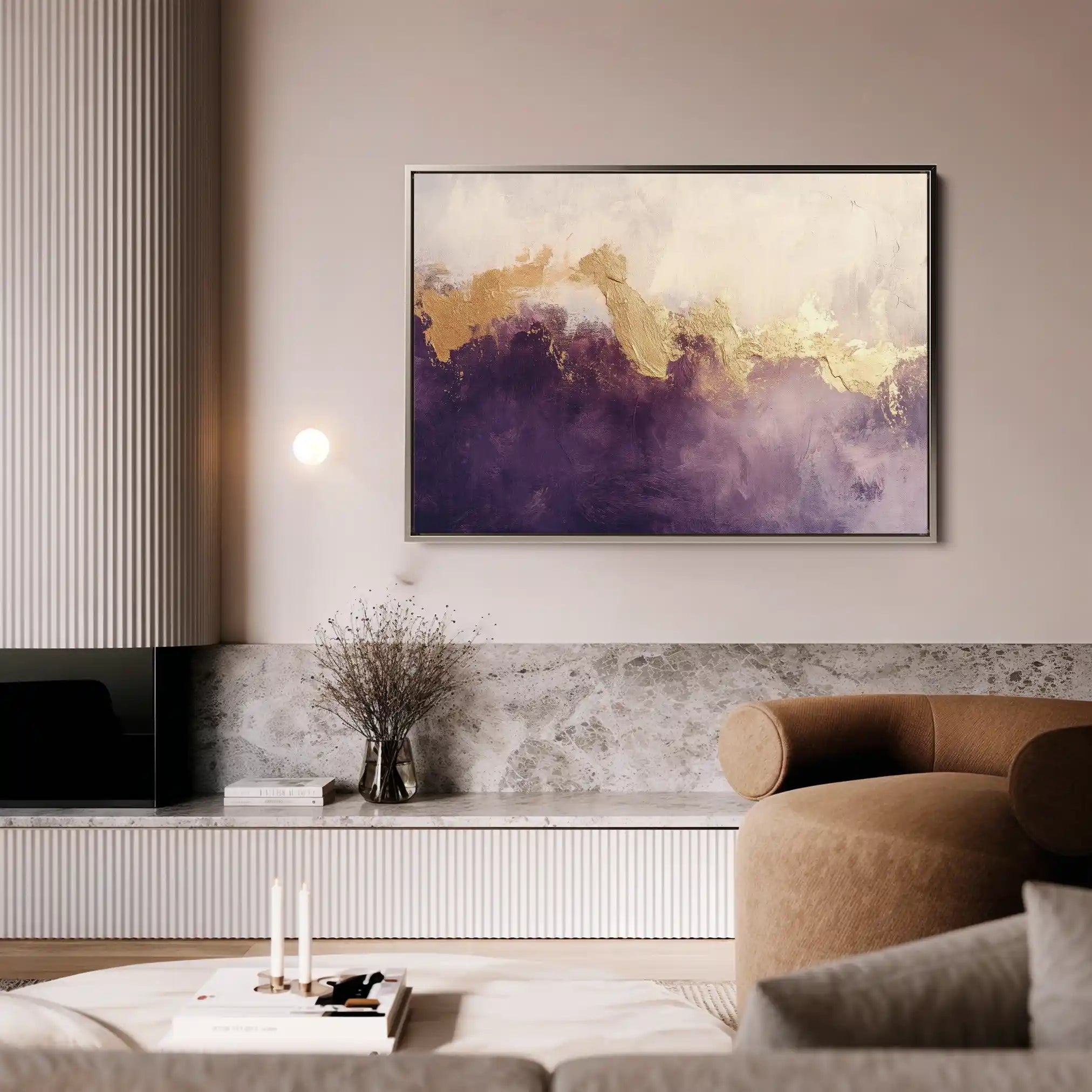 Abstract 408 Canvas Art 60 x 40 cm / Stretched on hidden frame