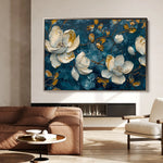 Floral Canvas Wall Art WAD408-F 90 x 60 cm / Stretched on hidden frame
