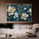 Floral Canvas Wall Art WAD408-F 90 x 60 cm / Stretched on hidden frame
