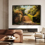 Landscape 408 Canvas Art 90 x 60 cm / Stretched on hidden frame