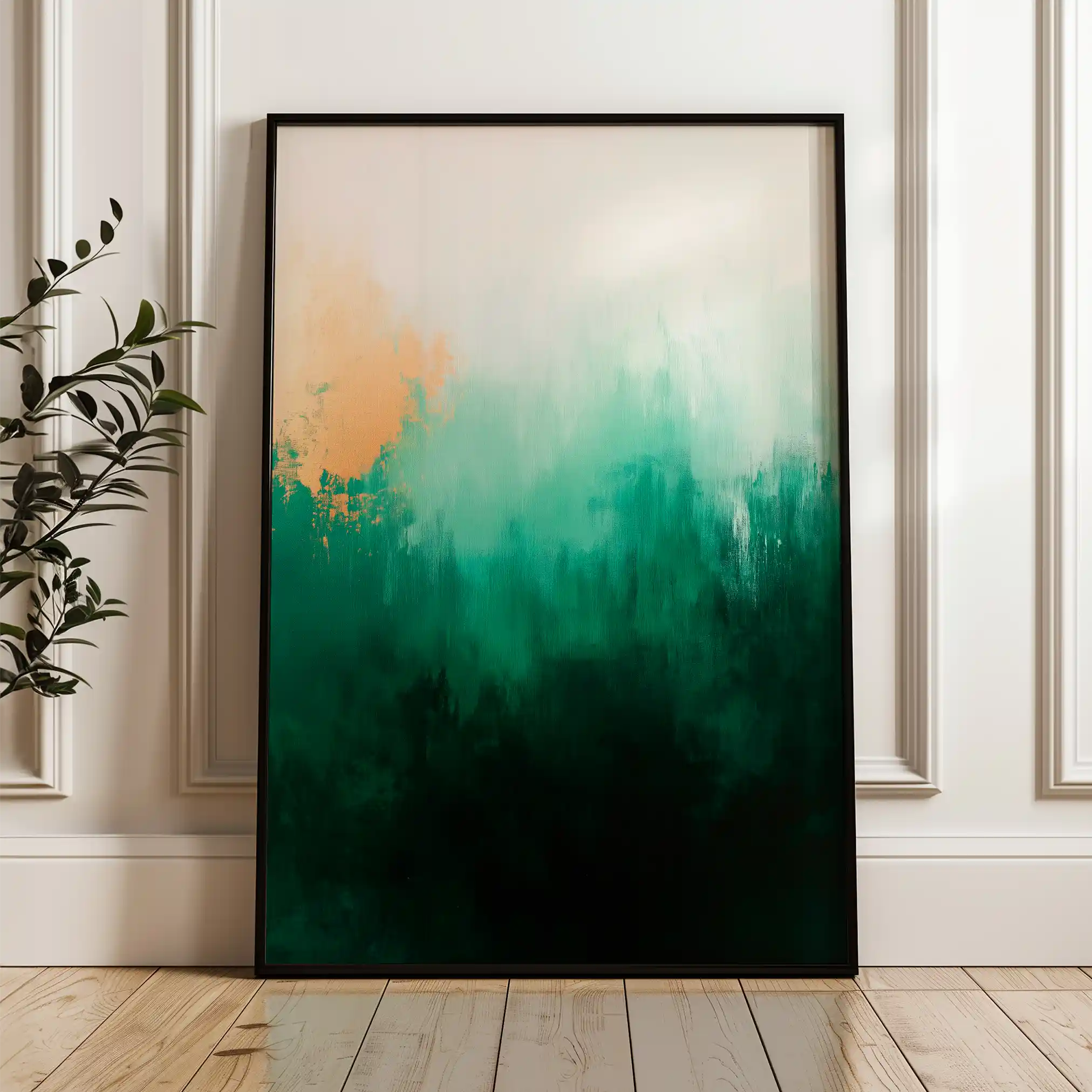 Abstract 410 Canvas Art 60 x 40 cm / Stretched on hidden frame
