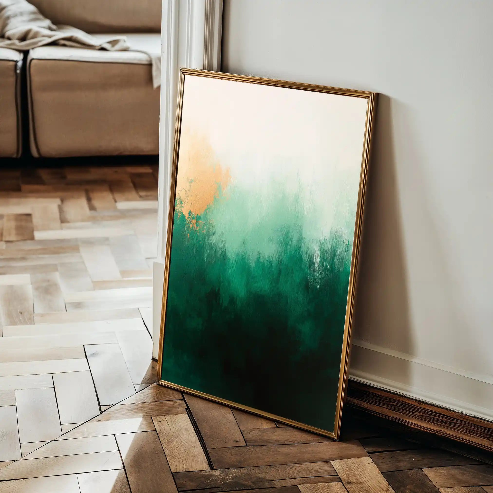 Abstract 410 Canvas Art 60 x 40 cm / Stretched on hidden frame