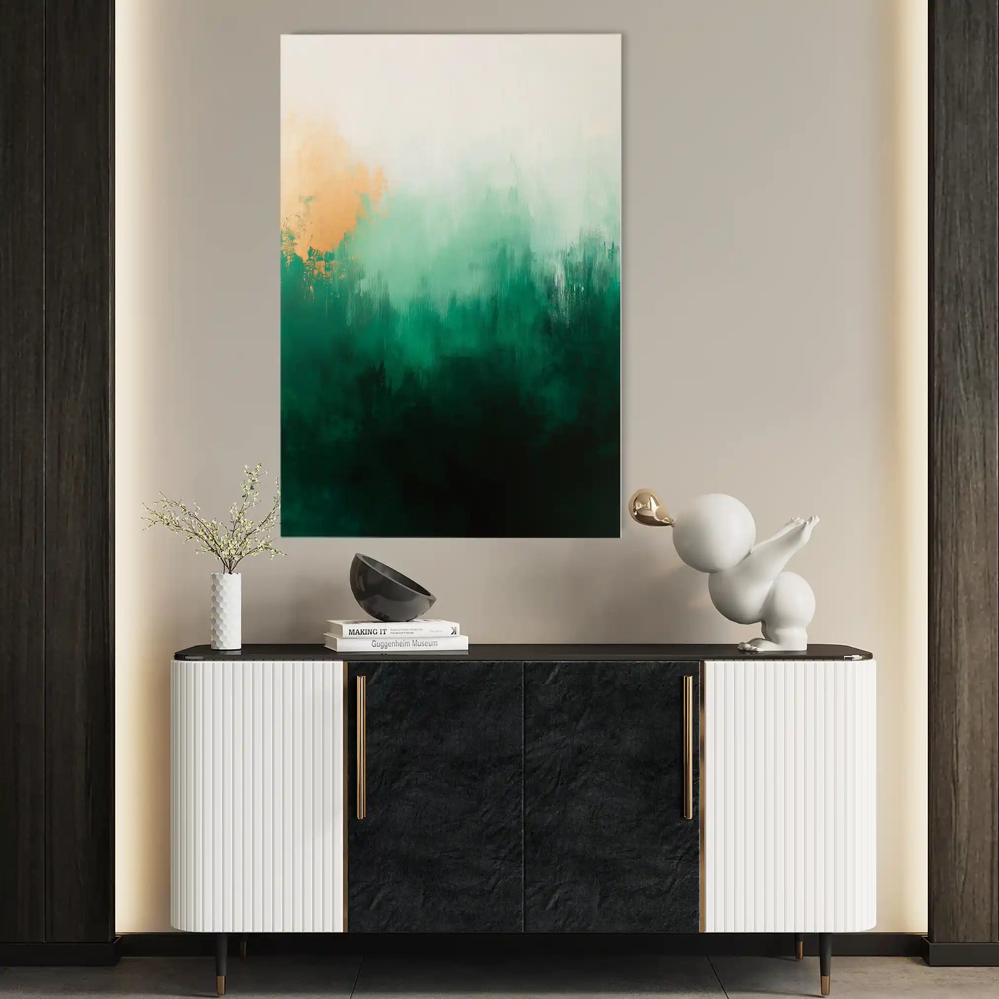 Abstract 410 Canvas Art 60 x 40 cm / Stretched on hidden frame