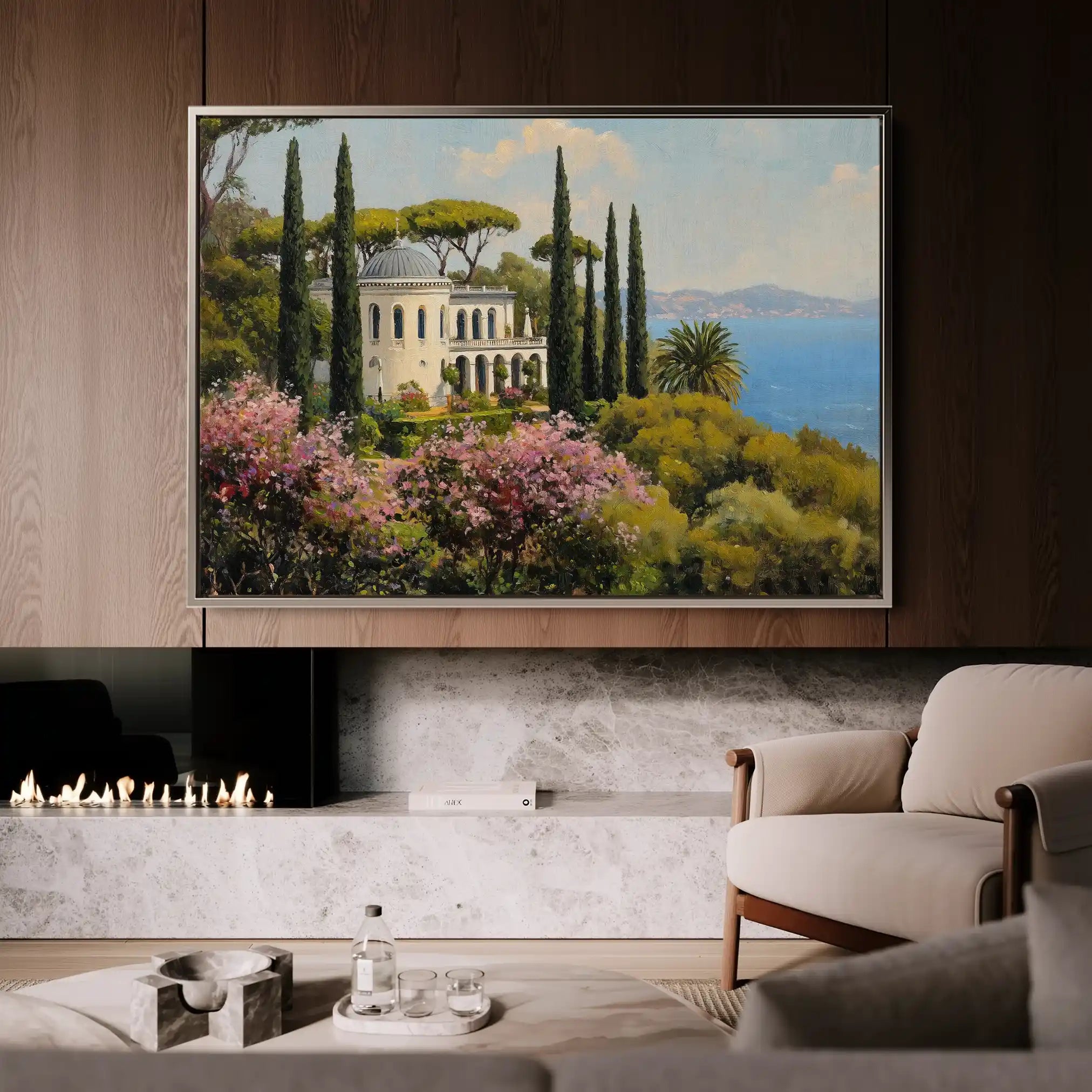 Landscape 410 Canvas Art 90 x 60 cm / Stretched on hidden frame