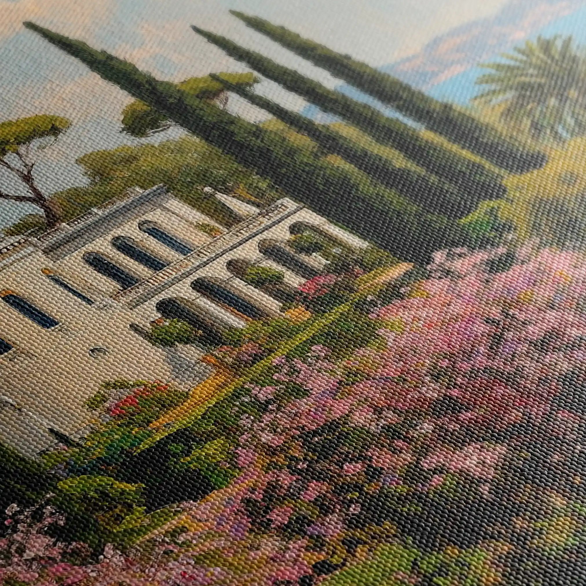 Landscape 410 Canvas Art 90 x 60 cm / Stretched on hidden frame