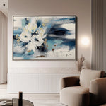 Floral Canvas Wall Art WAD411-F 90 x 60 cm / Stretched on hidden frame