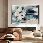 Floral Canvas Wall Art WAD411-F 90 x 60 cm / Stretched on hidden frame