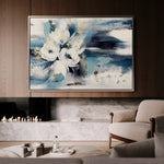 Floral Canvas Wall Art WAD411-F 90 x 60 cm / Stretched on hidden frame