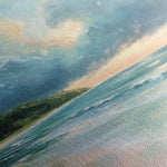 Landscape 411 Canvas Art 80 x 80 cm / Stretched on hidden frame