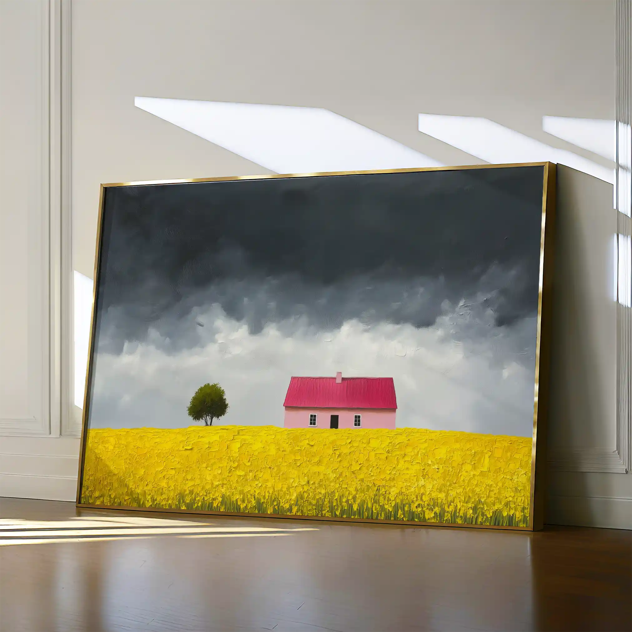 Landscape 412 Canvas Art 90 x 60 cm / Stretched on hidden frame