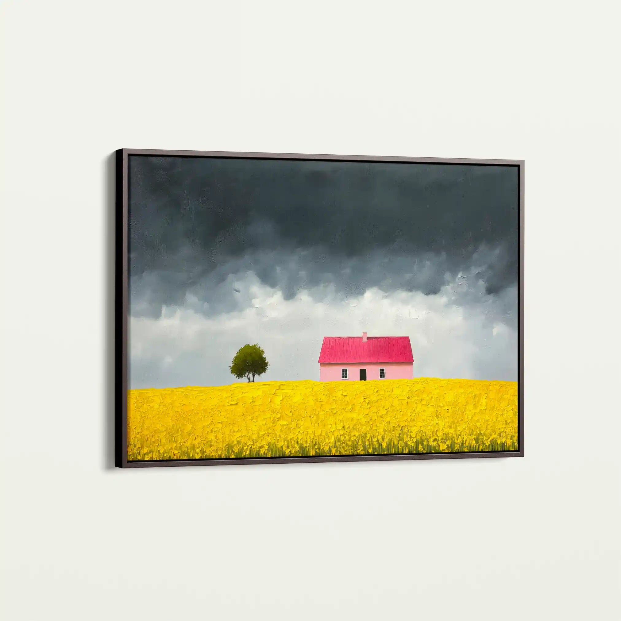 Landscape 412 Canvas Art 90 x 60 cm / Stretched on hidden frame