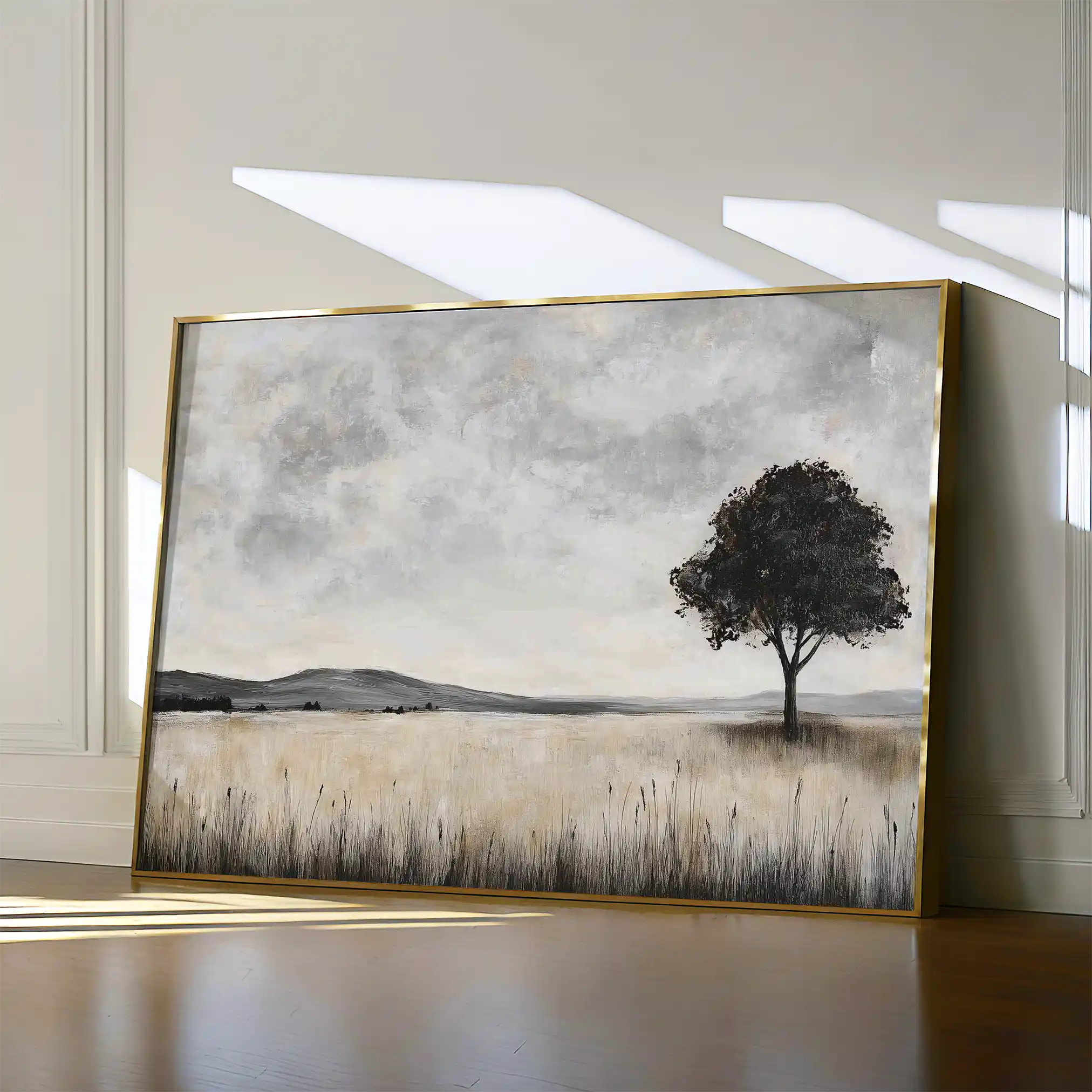 Landscape 413 Canvas Art 90 x 60 cm / Stretched on hidden frame