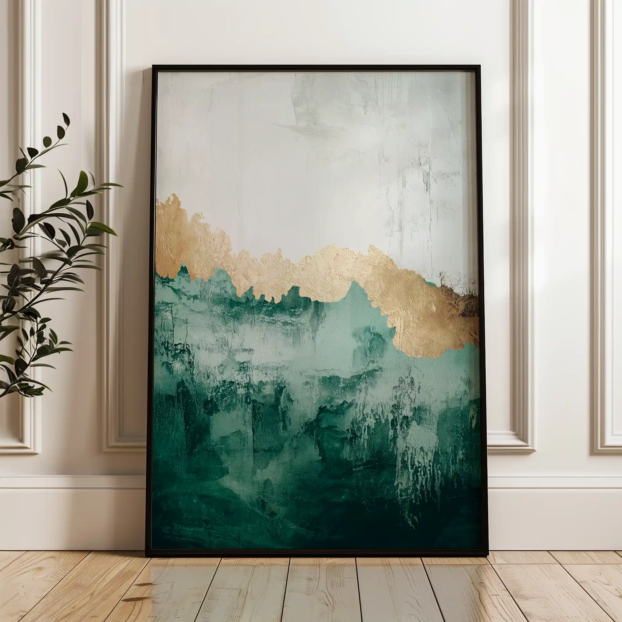 Abstract 414 Canvas Art 60 x 40 cm / Stretched on hidden frame