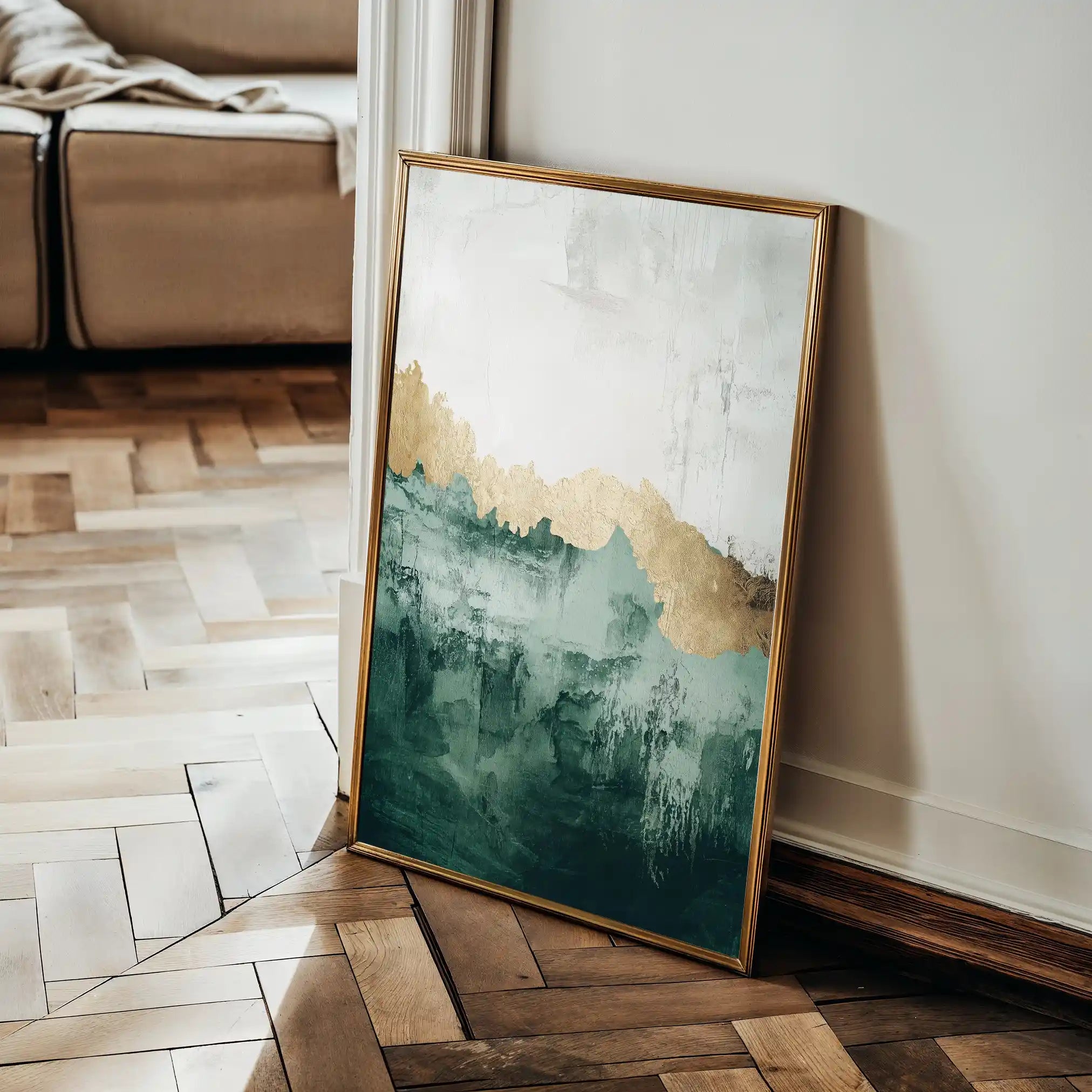 Abstract 414 Canvas Art 60 x 40 cm / Stretched on hidden frame