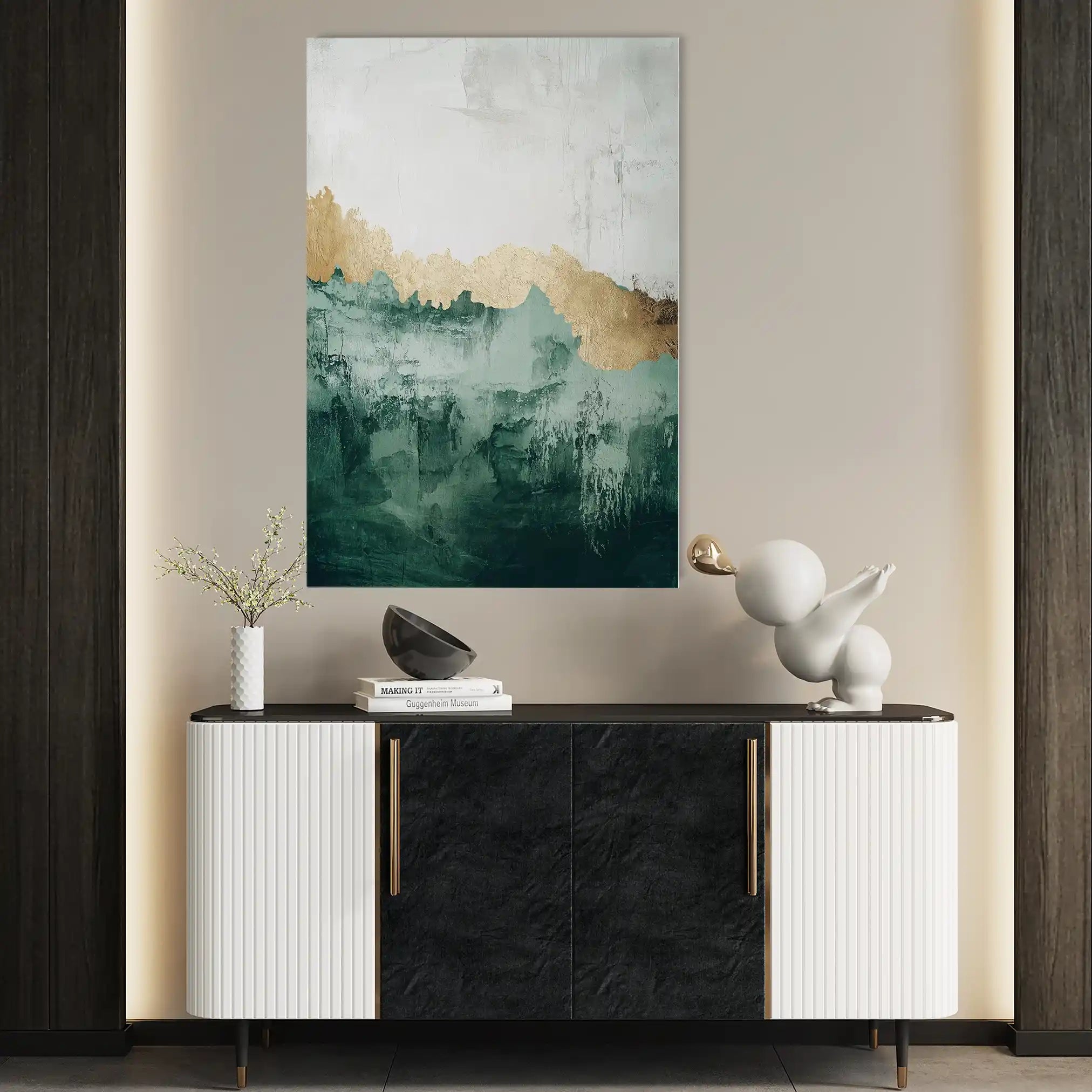 Abstract 414 Canvas Art 60 x 40 cm / Stretched on hidden frame