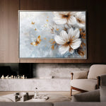Floral Canvas Wall Art WAD414-F 90 x 60 cm / Stretched on hidden frame