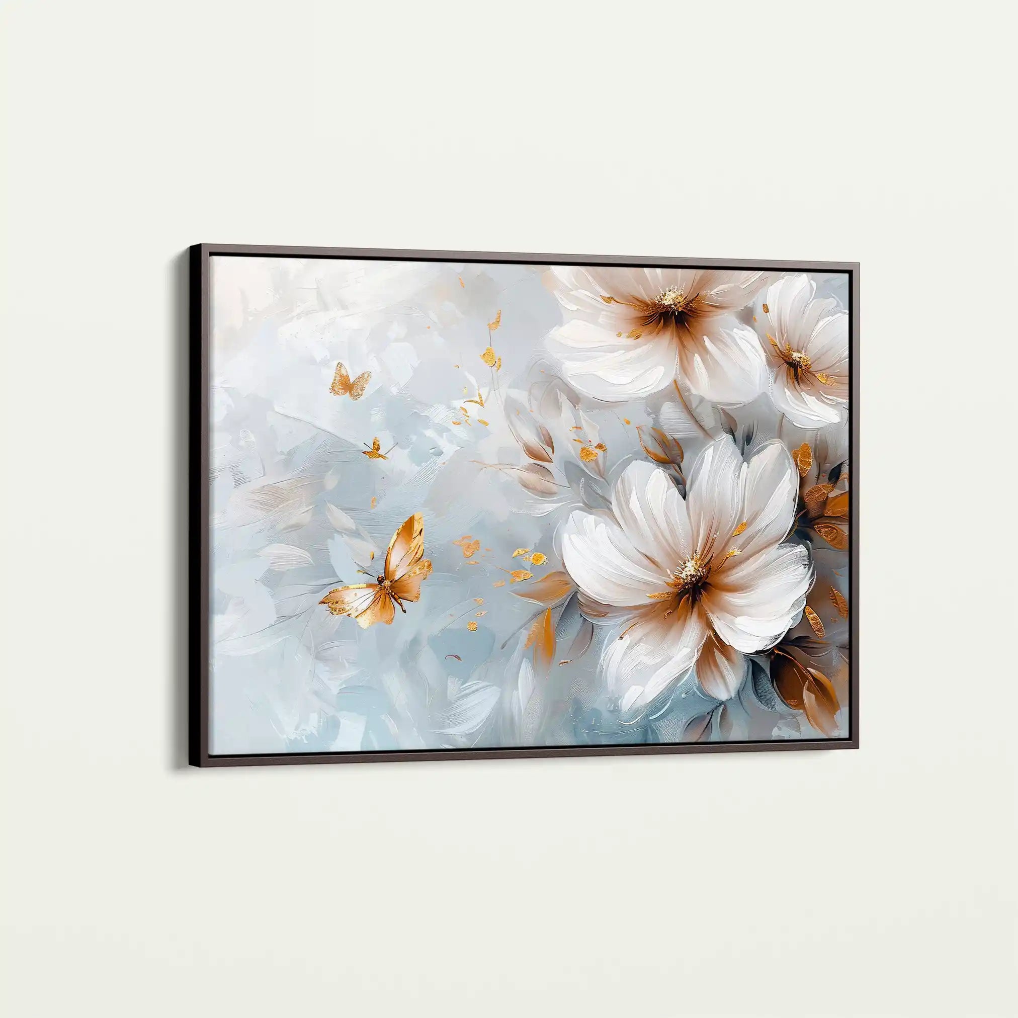 Floral Canvas Wall Art WAD414-F 90 x 60 cm / Stretched on hidden frame