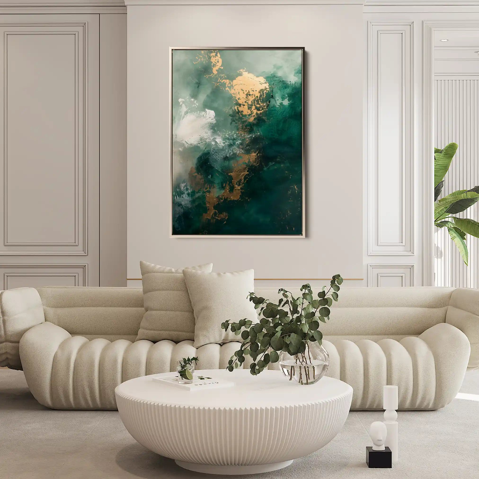 Abstract 415 Canvas Art 60 x 40 cm / Stretched on hidden frame