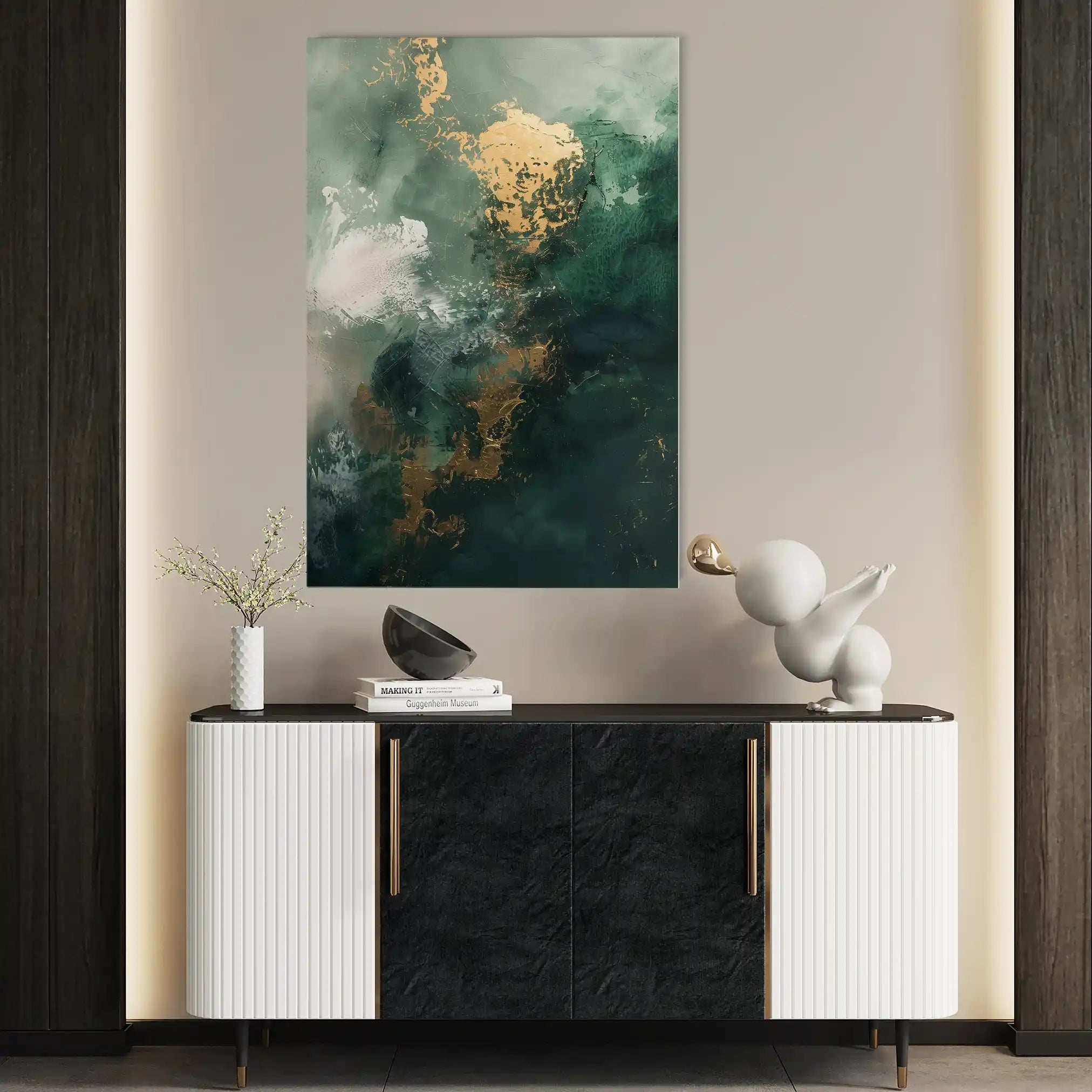 Abstract 415 Canvas Art 60 x 40 cm / Stretched on hidden frame