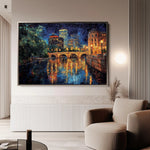 Landscape 415 Canvas Art 90 x 60 cm / Stretched on hidden frame