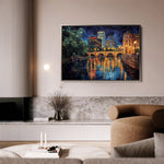 Landscape 415 Canvas Art 90 x 60 cm / Stretched on hidden frame