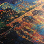 Landscape 415 Canvas Art 90 x 60 cm / Stretched on hidden frame