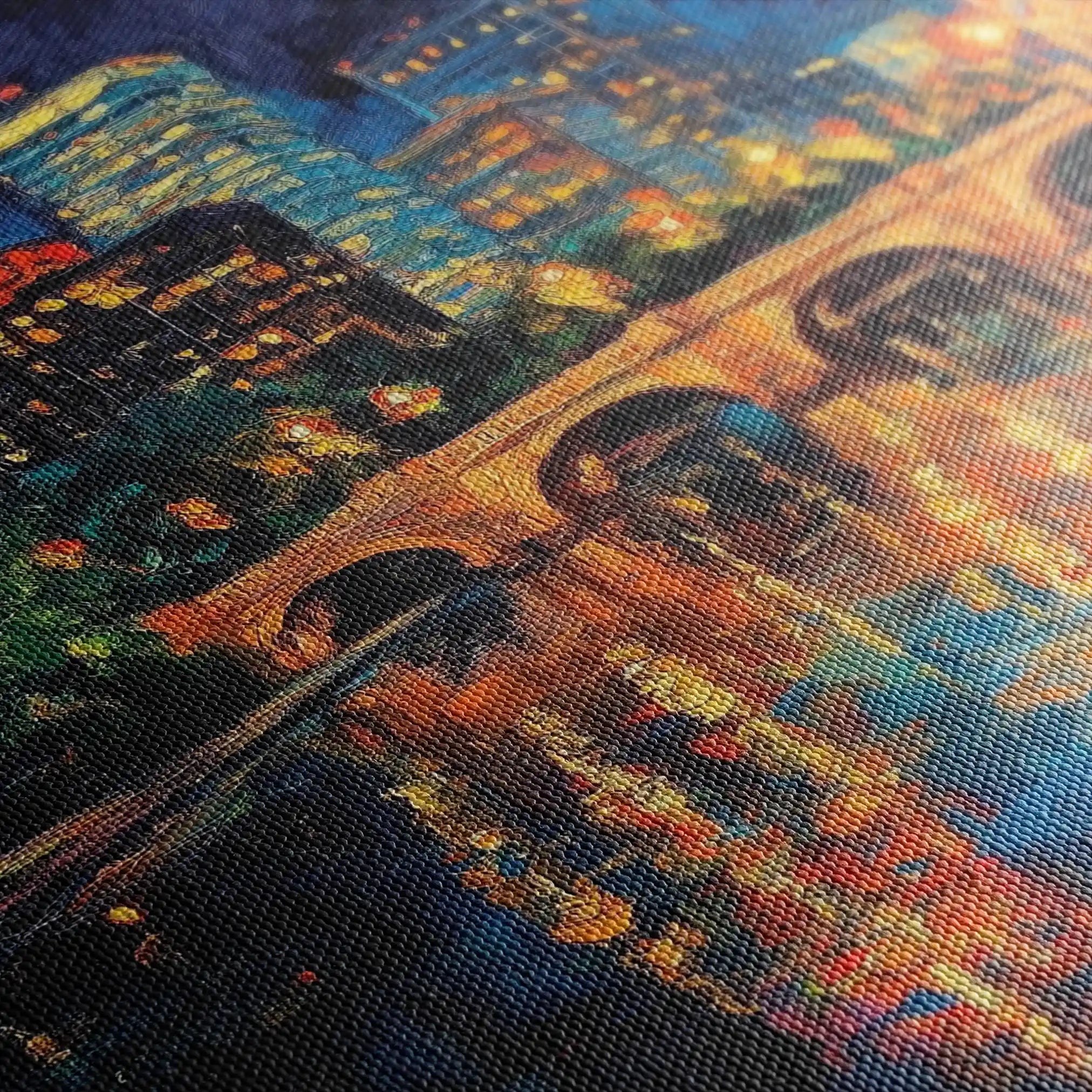 Landscape 415 Canvas Art 90 x 60 cm / Stretched on hidden frame