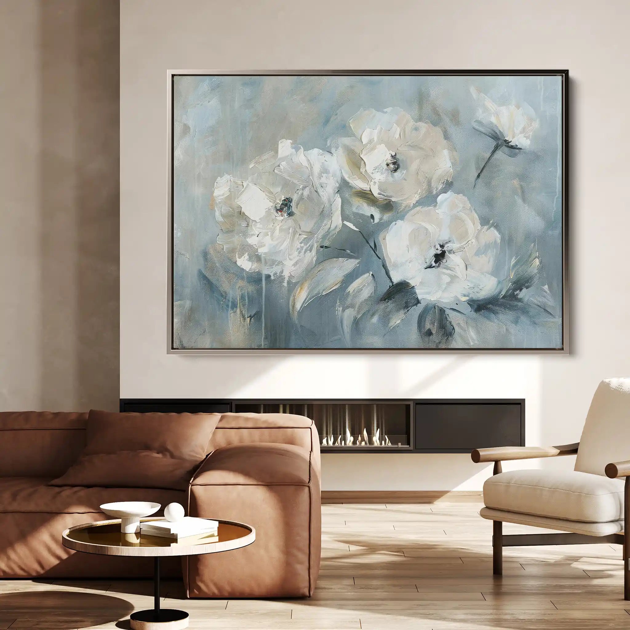 Floral Canvas Wall Art WAD416-F 90 x 60 cm / Stretched on hidden frame