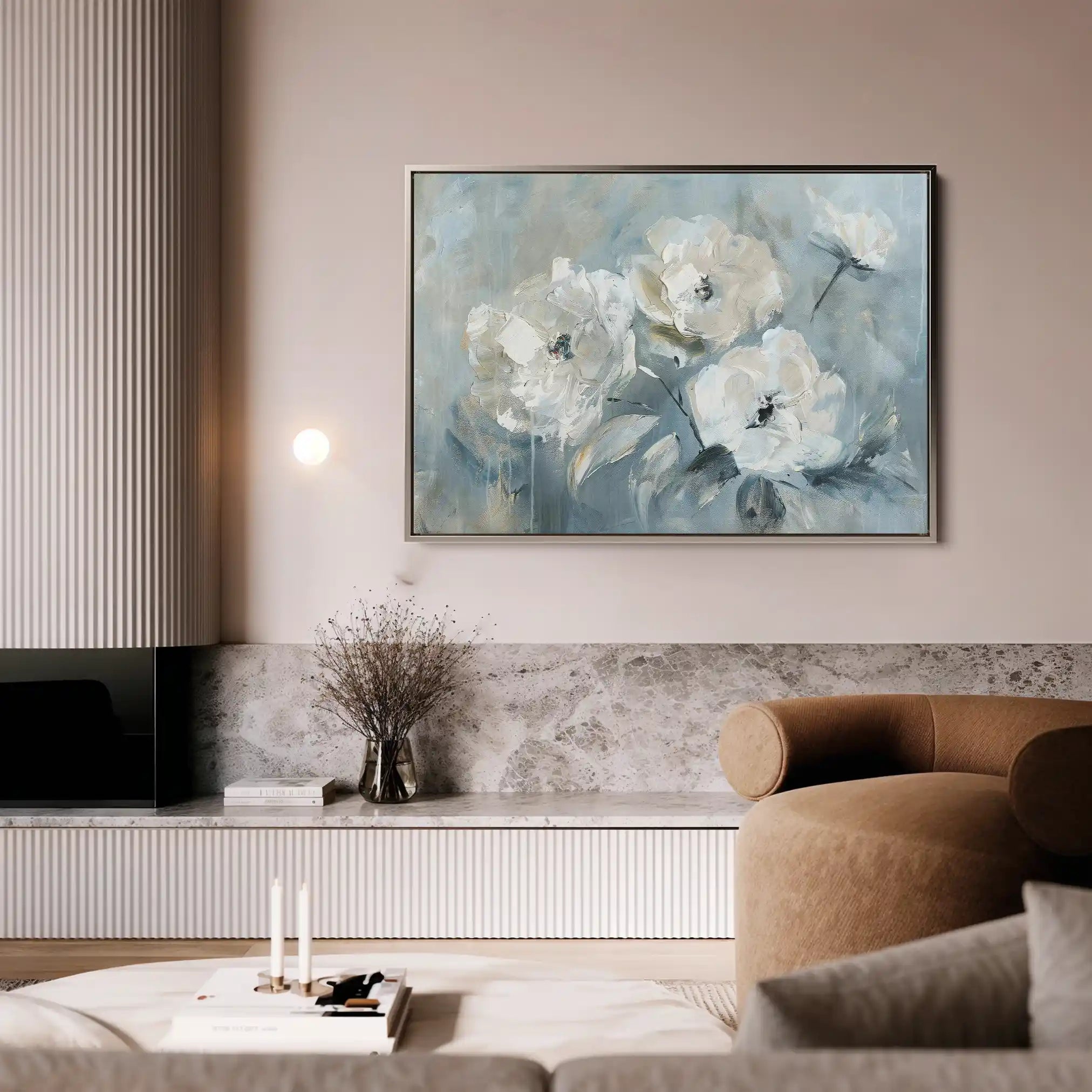 Floral Canvas Wall Art WAD416-F 90 x 60 cm / Stretched on hidden frame