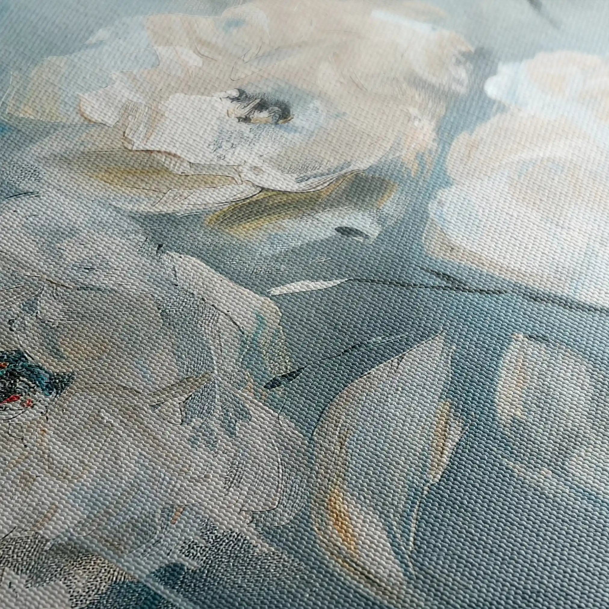 Floral Canvas Wall Art WAD416-F 90 x 60 cm / Stretched on hidden frame