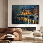 Landscape 416 Canvas Art 90 x 60 cm / Stretched on hidden frame