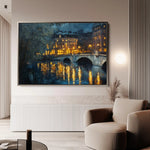 Landscape 416 Canvas Art 90 x 60 cm / Stretched on hidden frame