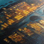 Landscape 416 Canvas Art 90 x 60 cm / Stretched on hidden frame