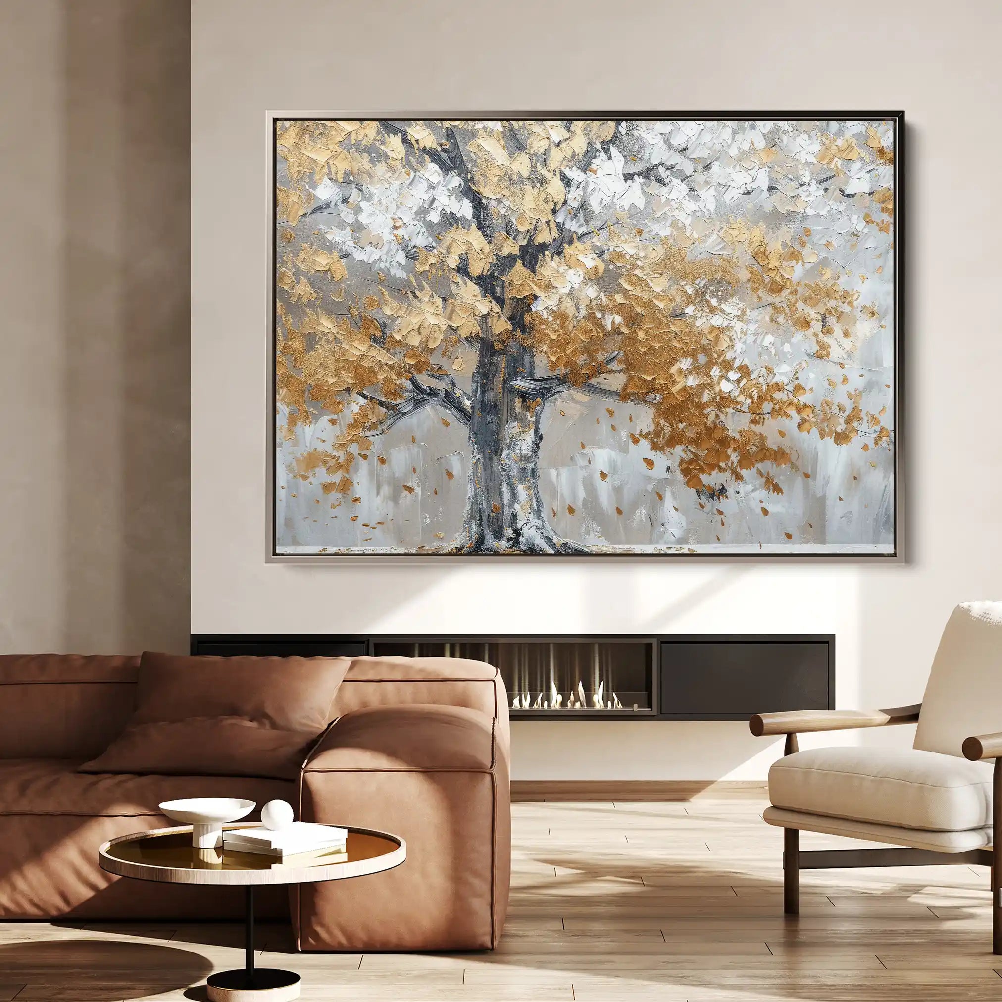 Floral Canvas Wall Art WAD417-F 90 x 60 cm / Stretched on hidden frame