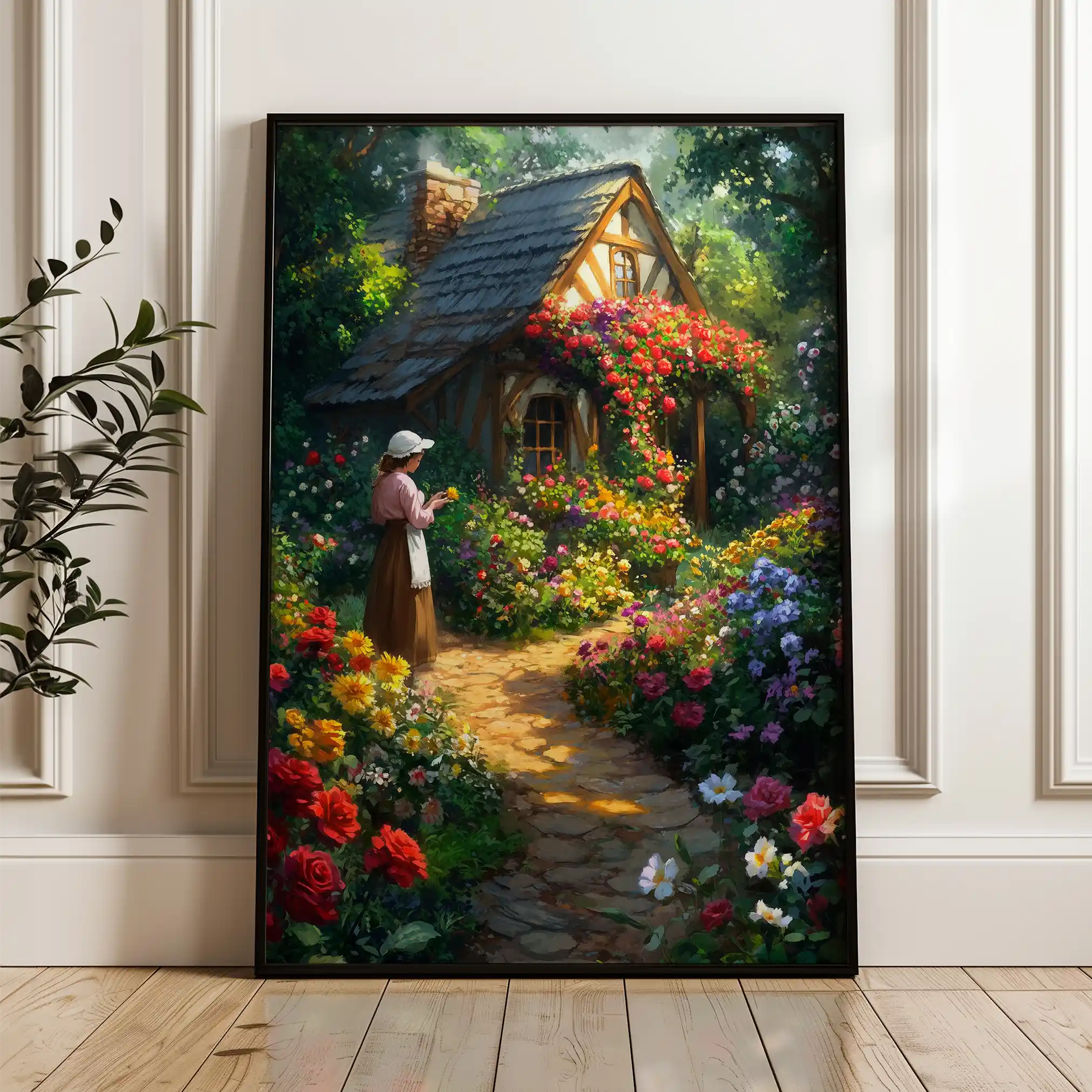 Landscape 418 Canvas Art 90 x 60 cm / Stretched on hidden frame