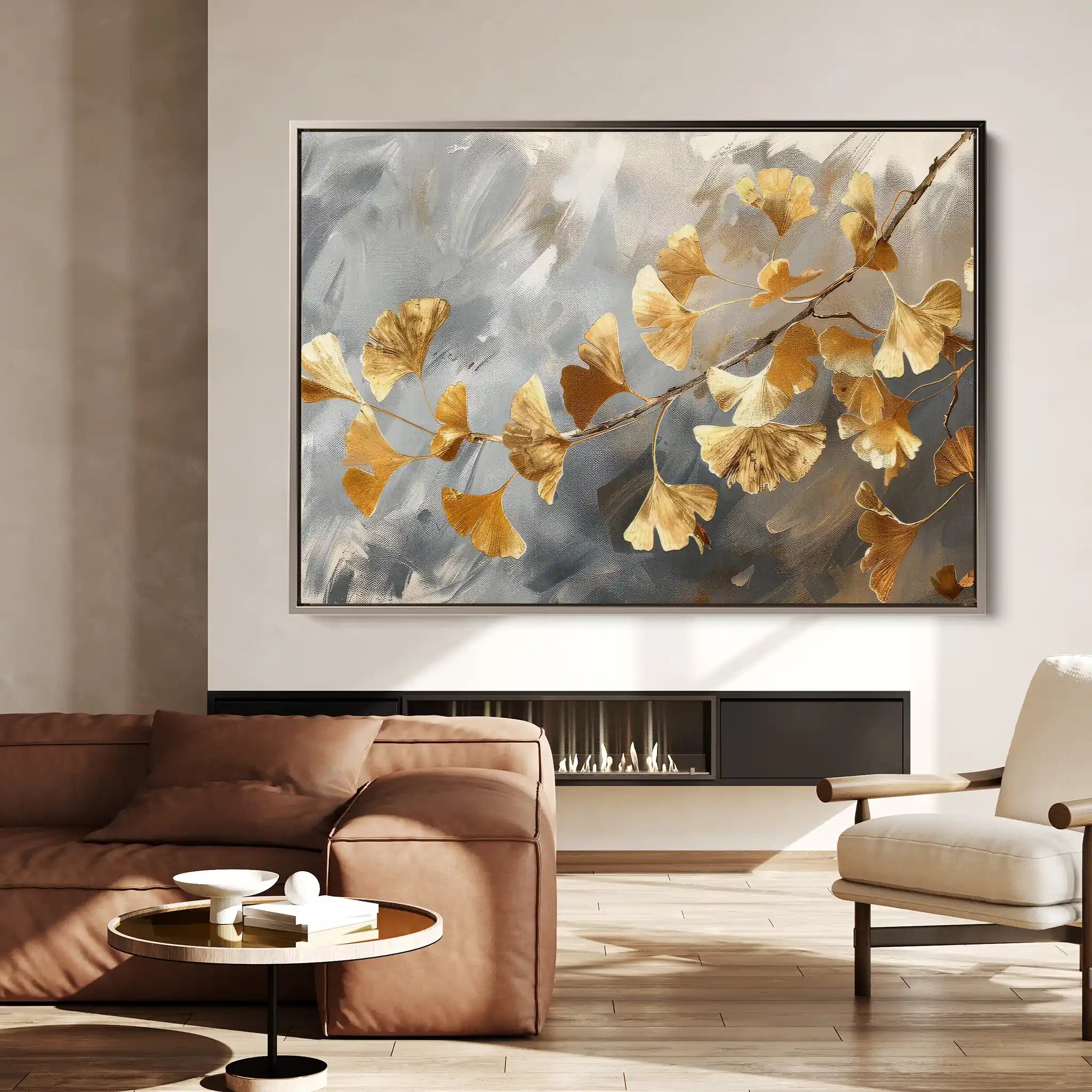 Floral Canvas Wall Art WAD419-F 90 x 60 cm / Stretched on hidden frame