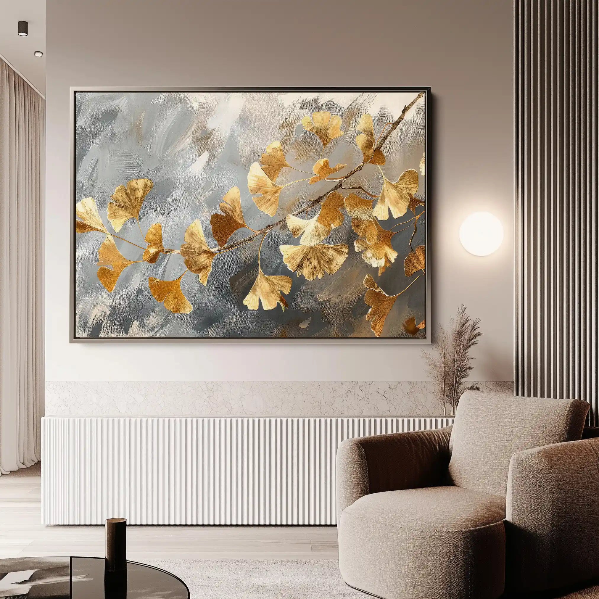 Floral Canvas Wall Art WAD419-F 90 x 60 cm / Stretched on hidden frame