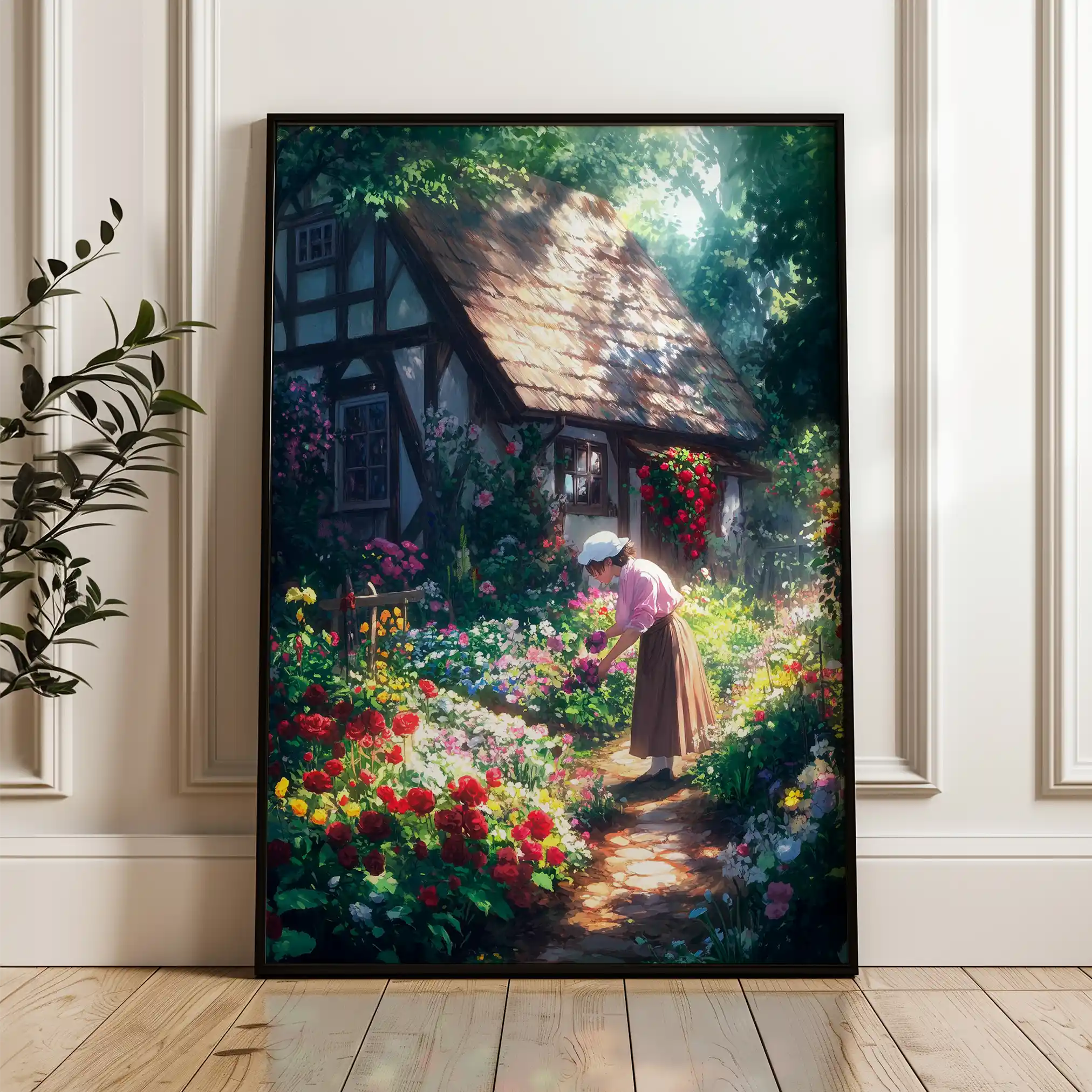 Landscape 419 Canvas Art 90 x 60 cm / Stretched on hidden frame