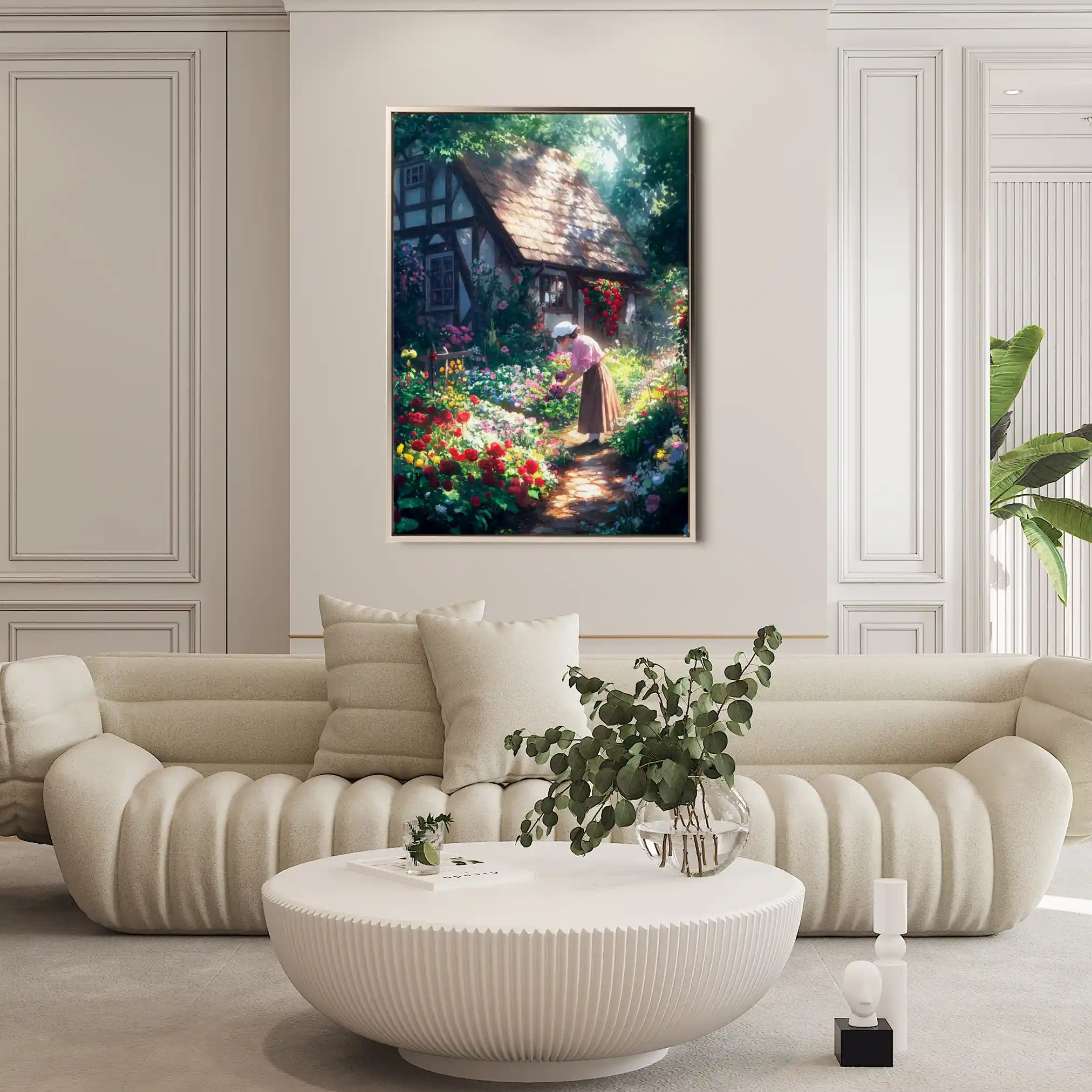 Landscape 419 Canvas Art 90 x 60 cm / Stretched on hidden frame