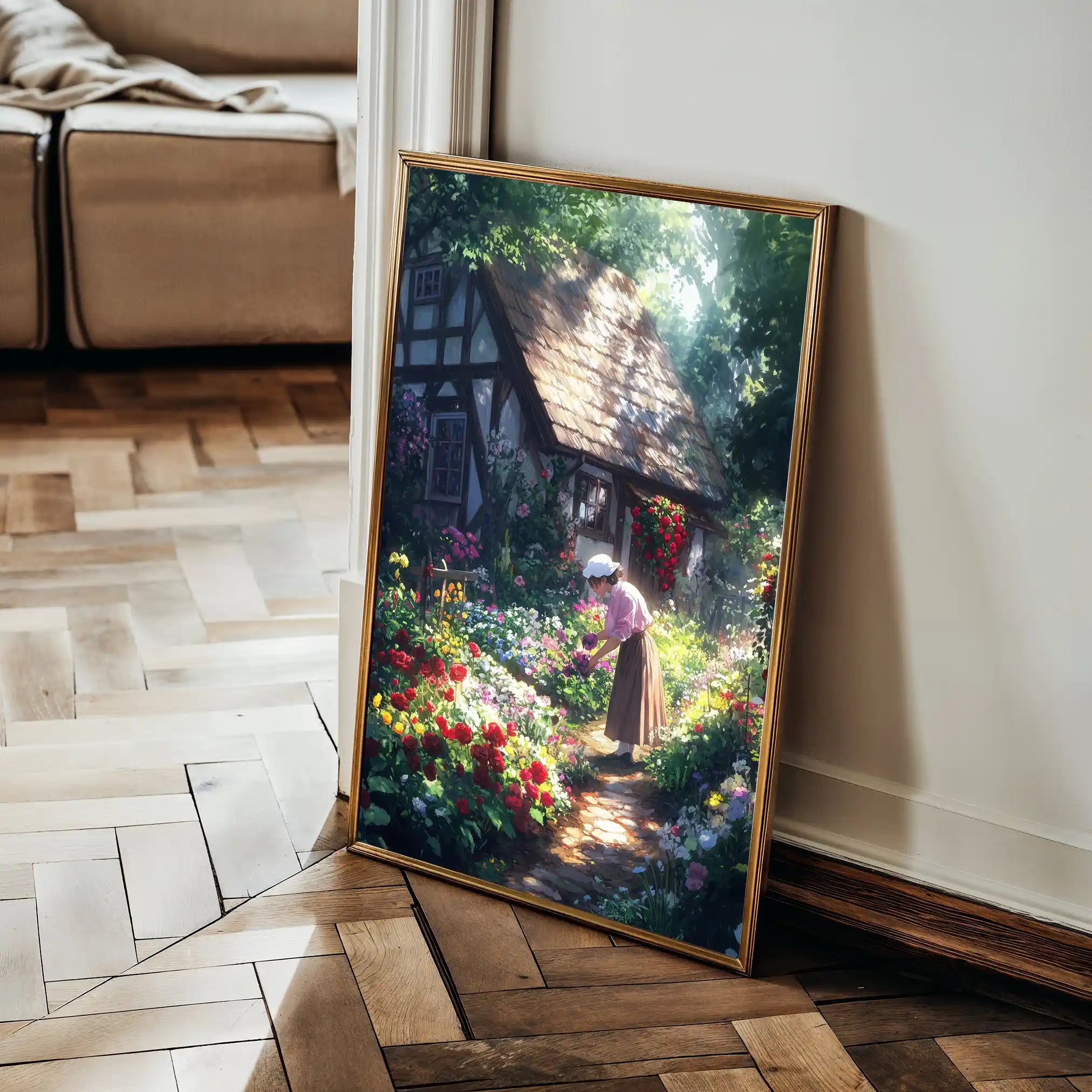 Landscape 419 Canvas Art 90 x 60 cm / Stretched on hidden frame